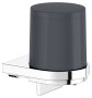 Keuco Collection Moll Lotion Dispenser with Holder & Pump - Chrome/Anthracite