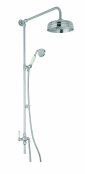 BC Designs Victrion Superbe Fixed Rail Kit with 8" Shower Head and Handset