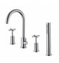 RAK Ella 4 Hole Deck Mounted Bath Shower Mixer