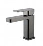 RAK Compact Square Black Chrome Mono Basin Mixer Tap