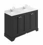 Bayswater 1200mm Matt Black 4 Door Basin Cabinet