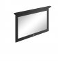 Bayswater 1200mm Matt Black Flat Mirror