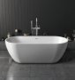 Scudo Form 1650 x 700mm Freestanding Bath - White