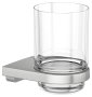 Keuco Collection Moll Tumbler Holder with Crystal-Glass - Stainless Steel