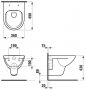 Laufen Pro Rimless Compact Wall Hung Toilet