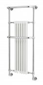 Bayswater Franklyn 1362 x 575mm Chrome and White Towel Rail