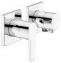 Keuco Edition 11 Single Lever Mixer Set Up 2-Way with Wall Outlet for Shower Hose - Chrome