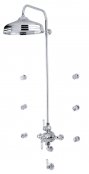 Perrin & Rowe Traditional Shower Set 4 with 5" Shower Rose