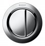 Geberit Type 01 Gloss Chrome Dual Flush Button for Furniture