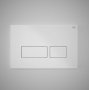 RAK Ecofix White Flush Plate With Rectangular Push Plates