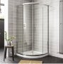 Spring 1000 x 800mm Double Door Offset Quadrant Shower Enclosure