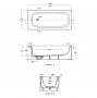 Ideal Standard i.life 170 x 75cm Idealform Bath