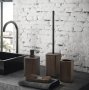 Origins Living Dafne Toilet Brush & Holder - Dark Bamboo