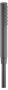 Keuco Round Pencil Hand Shower - Brushed Black / Chrome