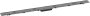 Hansgrohe Raindrain Rock Finish Set Shower Drain 1200mm Cut On Size & Tileable