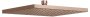 Keuco 250mm Square Shower Head - Brushed Red Gold