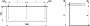 Laufen Lani 1400mm Countertop with Installation Brackets (without Cut-Out) - Traffic Grey