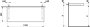 Laufen Lani 1200mm Countertop with Installation Brackets (without Cut-Out) - Matt White