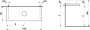 Laufen Lani 1200mm Countertop with Installation Brackets (without Cut-Out) - Traffic Grey