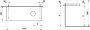 Laufen Lani 1200mm Countertop with Installation Brackets (Right Cut-Out) - Matt White
