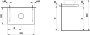 Laufen Lani 800mm Countertop with Installation Brackets (Centre Cut-Out) - Matt White