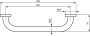 Ideal Standard IOM 300mm Grab Rail - Silk Black