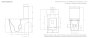 Tavistock Compass Square Open-Back Close Coupled Rimless Toilet