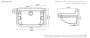 Tavistock Vitoria 500mm 2 Tap Hole Cloakroom Basin