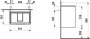 Laufen Juna 550 x 360mm 2 Drawer Vanity Unit (for Pro S Basin) - Traffic Grey