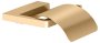 Keuco Collection Moll Toilet Roll Holder with Lid - Brushed Brass