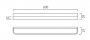 Vado Omika 600mm Towel Rail - Chrome