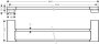 Hansgrohe Addstoris Double Bath Towel Rail - Chrome
