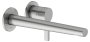 Keuco Edition 400 Single Lever Mixer Wall Mounted Extension 243mm - Stainless Steel