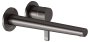 Keuco Edition 400 Single Lever Mixer Wall Mounted Extension 243mm - Brushed Titanblack