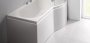 Carron Arc 1700 x 700/850mm Right Hand Acrylic Shower Bath