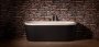 Carron Halcyon D-Shaped 1750 x 800mm Acrylic Freestanding Bath