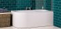 Carron Status 1550 x 850mm Left Hand Carronite Shower Bath