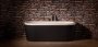 Carron Halcyon D-Shaped 1750 x 800mm Carronite Freestanding Bath