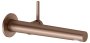 Keuco Edition 400 Single Lever Mixer Wall Mounted Extension 243mm - Brushed Red Gold