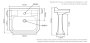 Tavistock Vitoria 600mm 1 Tap Hole Basin