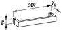 Kartell by Laufen 300mm Towel Rail - Amber
