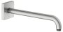 Keuco 300mm Wall-Mounted Shower Arm with Square Rosette Extension - Stainless Steel