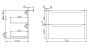 Scudo Ella 800mm Wall-Hung Unit - Anthracite