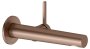 Keuco Edition 400 Single Lever Mixer Wall Mounted Extension 197mm - Brushed Red Gold