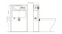 Tavistock Vortex Bottom Inlet Concealed Cistern