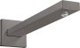 Hansgrohe Shower Arm E 39cm with Rectangular Shaft - Brushed Black Chrome
