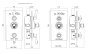 St James Classical Concealed Thermostatic Shower Valve with Flow Valves