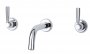 Perrin & Rowe 3Hole Wall Mounted Basin Mixer with Lever Handles (3321)