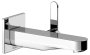 Keuco IXMO Wall-Mounted Basin Mixer with 165mm Extension (Flat Square) - Chrome