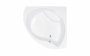 Carron Tranquility 1300 x 1300mm Acrylic Corner Bath